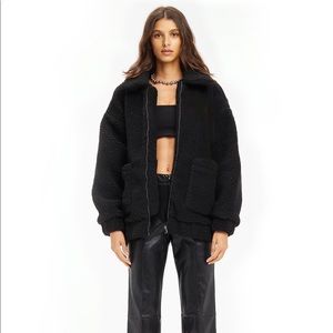 I AM GIA | Pixie Teddy Coat ~ Black